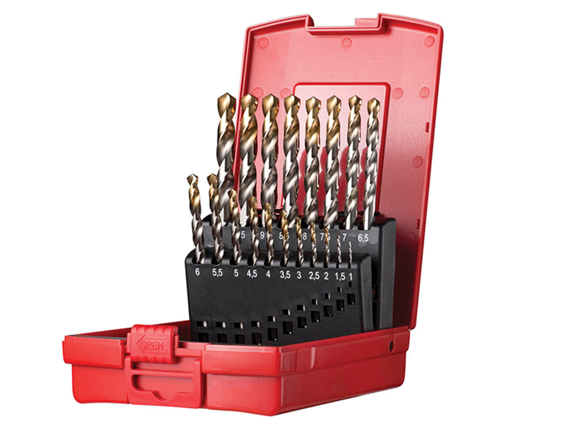Dormer A095201 Set 201 A002 Hss Tin Coated Jobber Drill Set Of 19 1.0-10.0 X 0.5Mm - Image 2