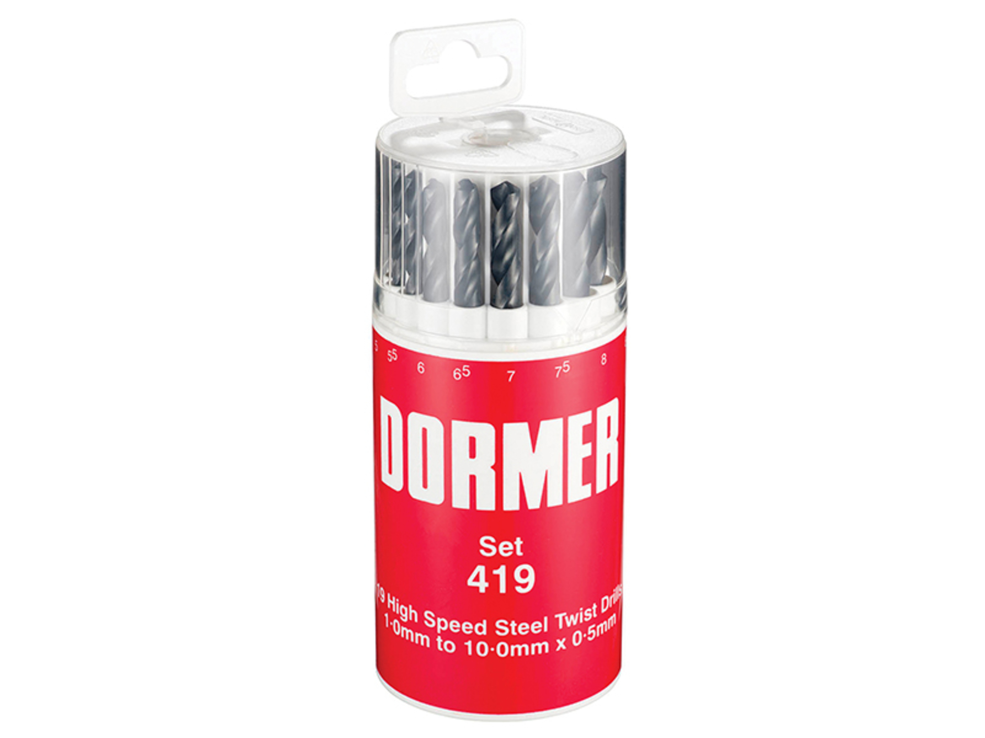 Dormer A191419 A191 No.419 Metric Hss Drill Set Of 19 1.0-10.0 X 0.5Mm - Image 4