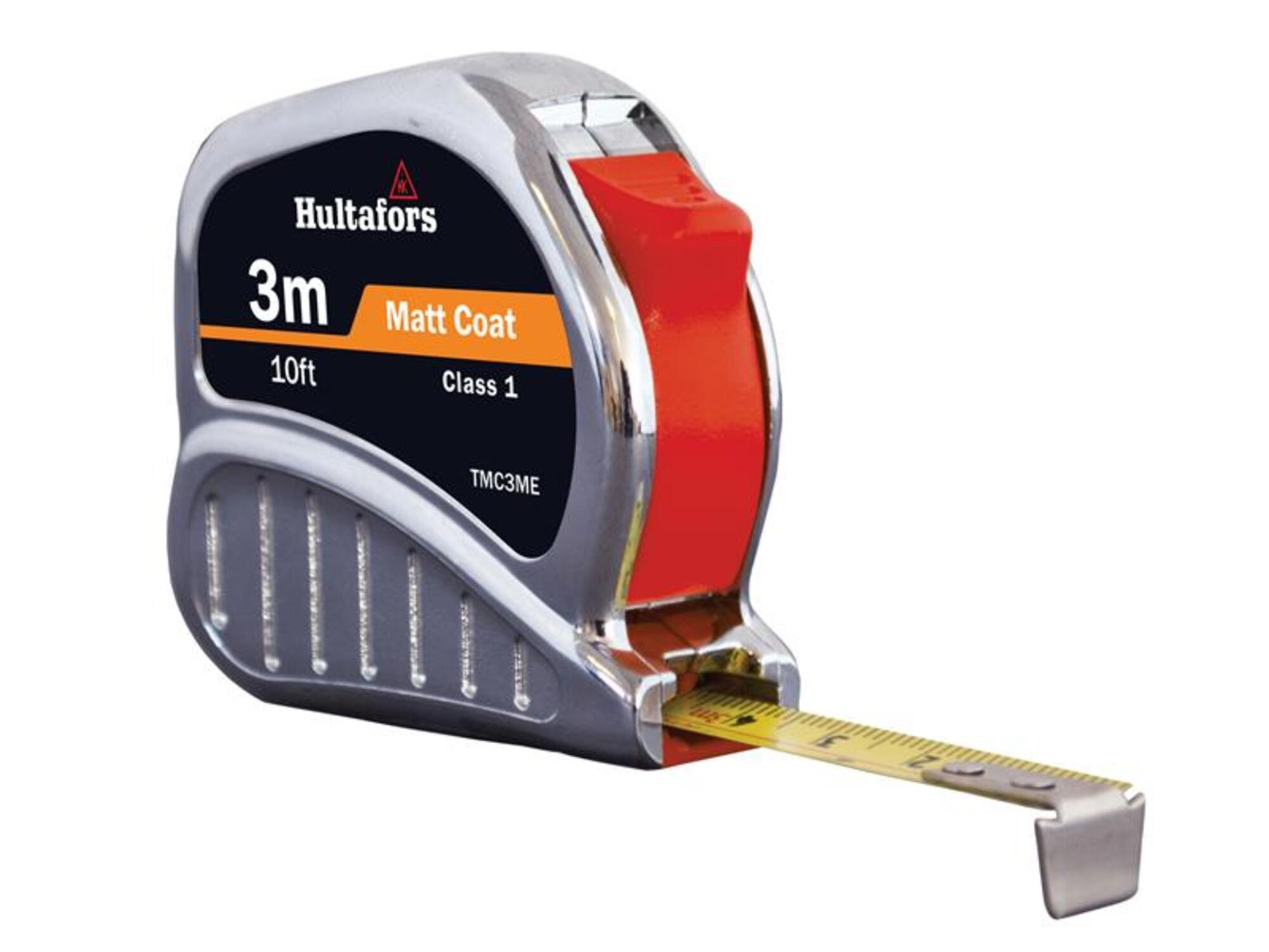 Hultafors 368013 TM3ME Chrome Tri-Matic Pocket Tape 3m/10ft (Width... - Image 4