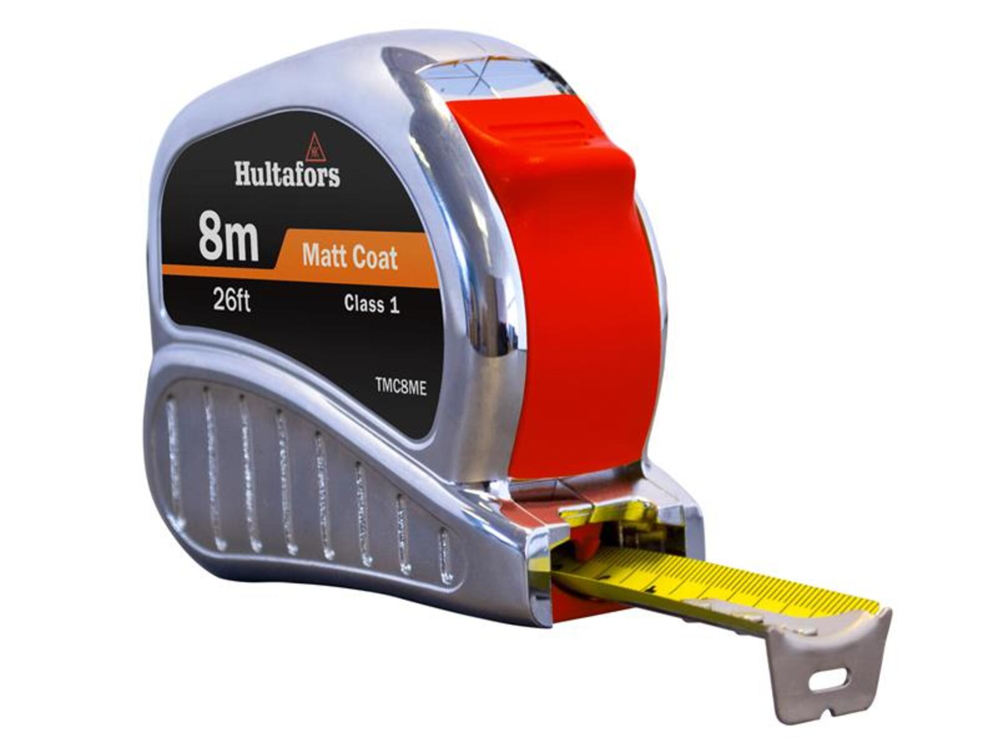 Hultafors Tm8me Chrome Tri-Matic Pocket Tape 8M/26Ft (Width 25Mm) - Image 5