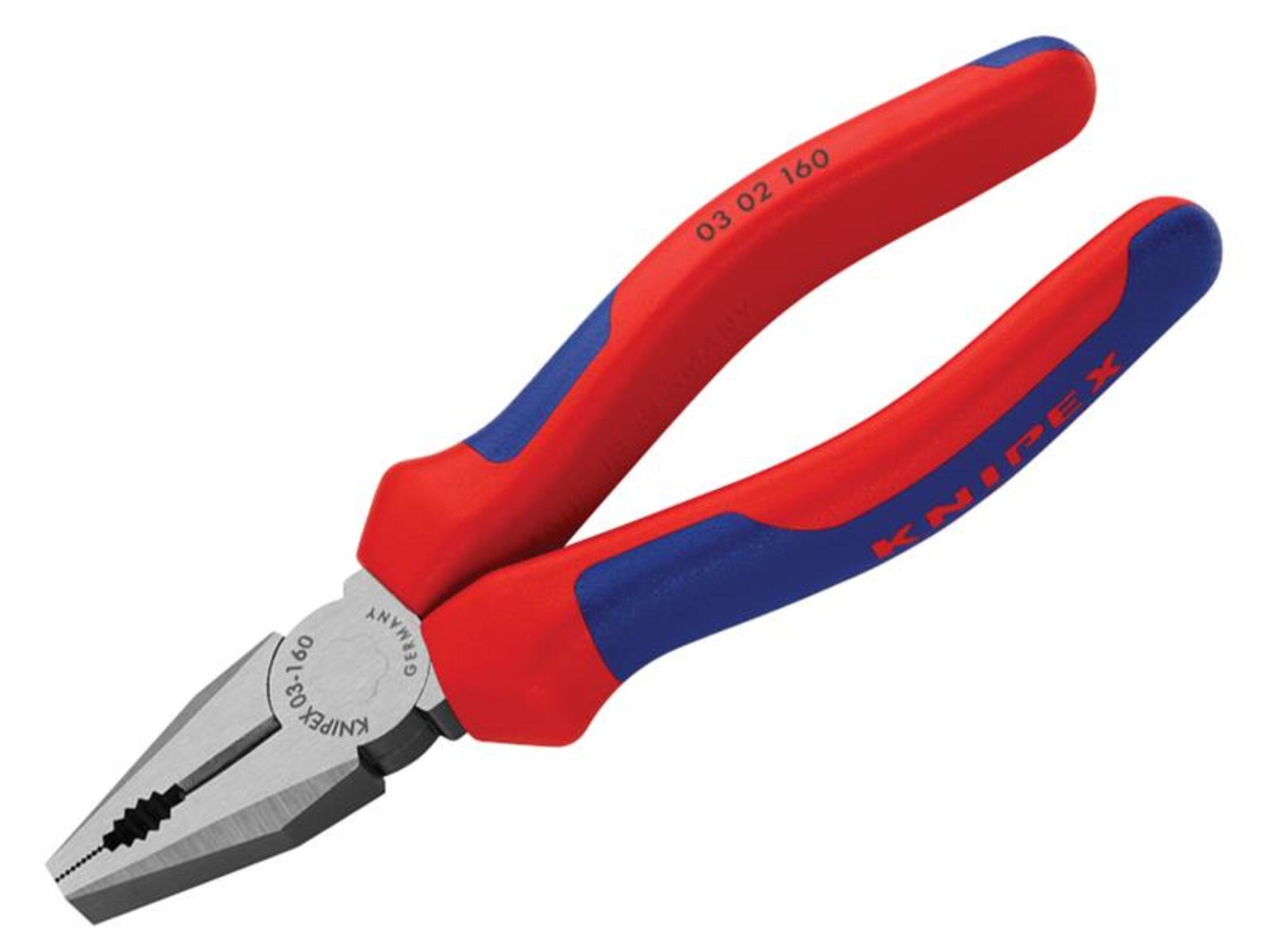 Knipex 03 02 160 SB Combination Pliers Multi-Component Grip 160mm ... - Image 4