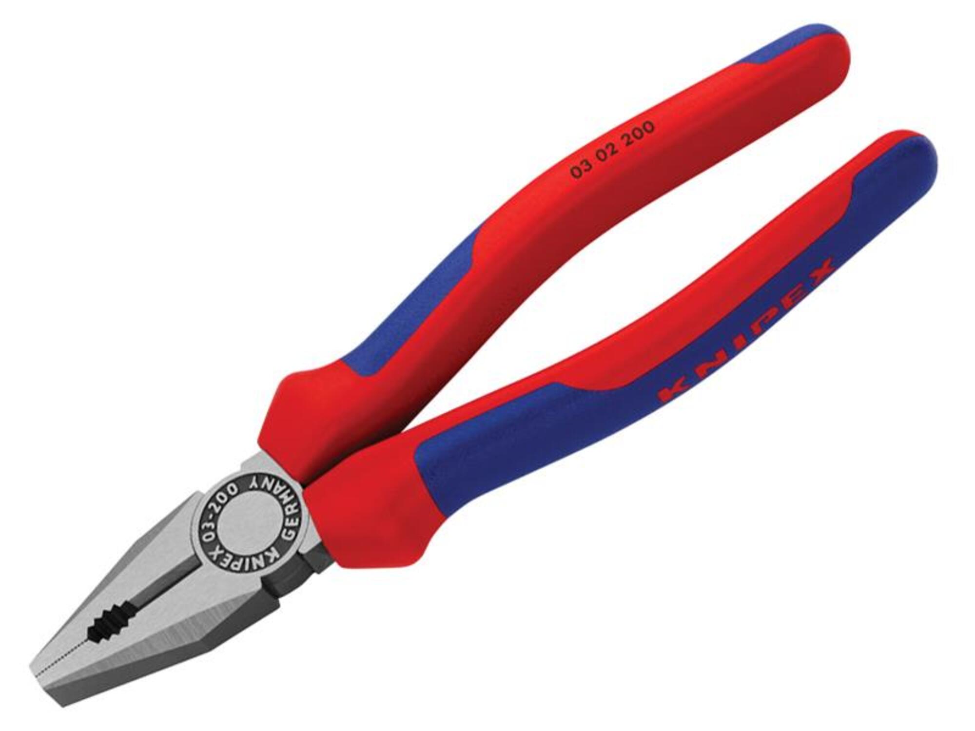 Knipex 03 02 200 Sb Combination Pliers Multi-Component Grip 200Mm (8In) - Image 6