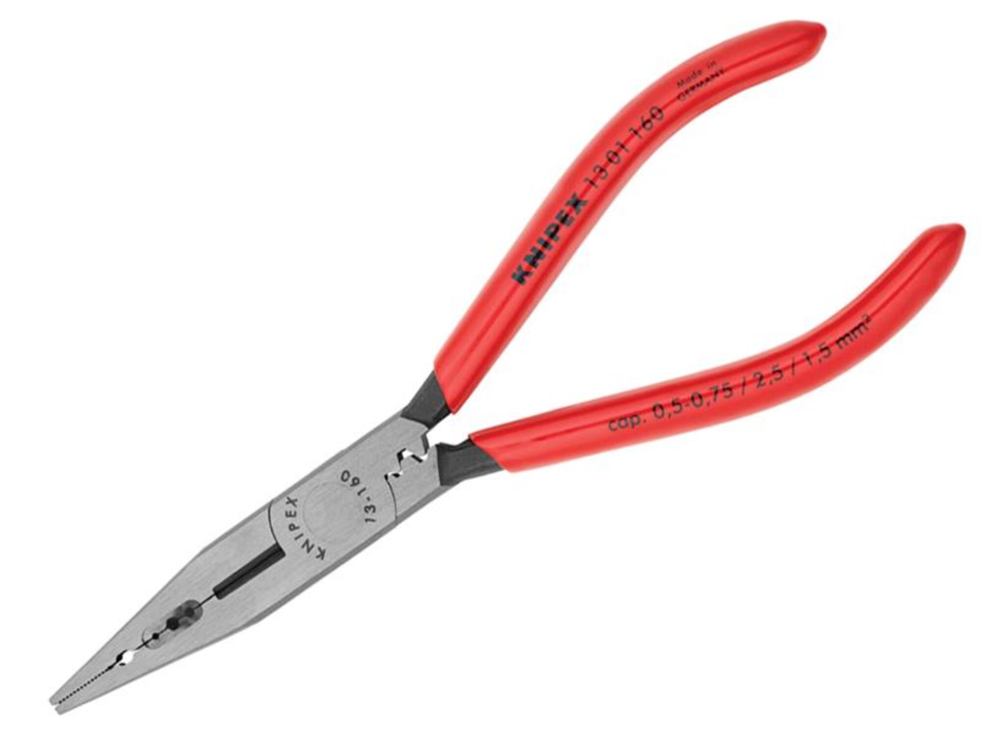Knipex Unisex Red 4-In-1 Electricians Pliers Pvc Grip 160Mm (6.1/4In) In Medium - Image 3
