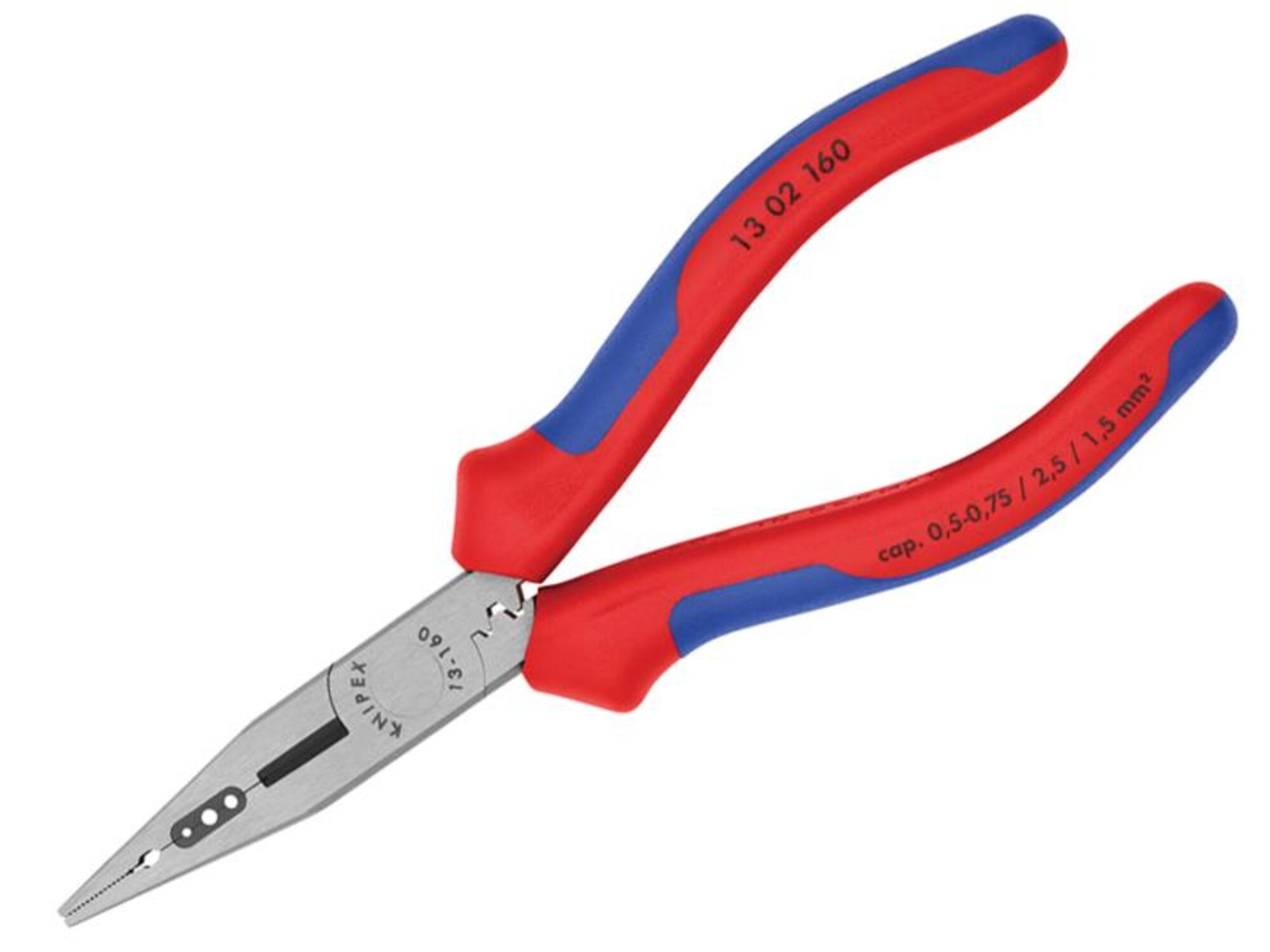 Knipex 4-in-1 Electrician's Pliers Multi-Component Grip 160mm (6.1/4in) KPX1302 - Image 3