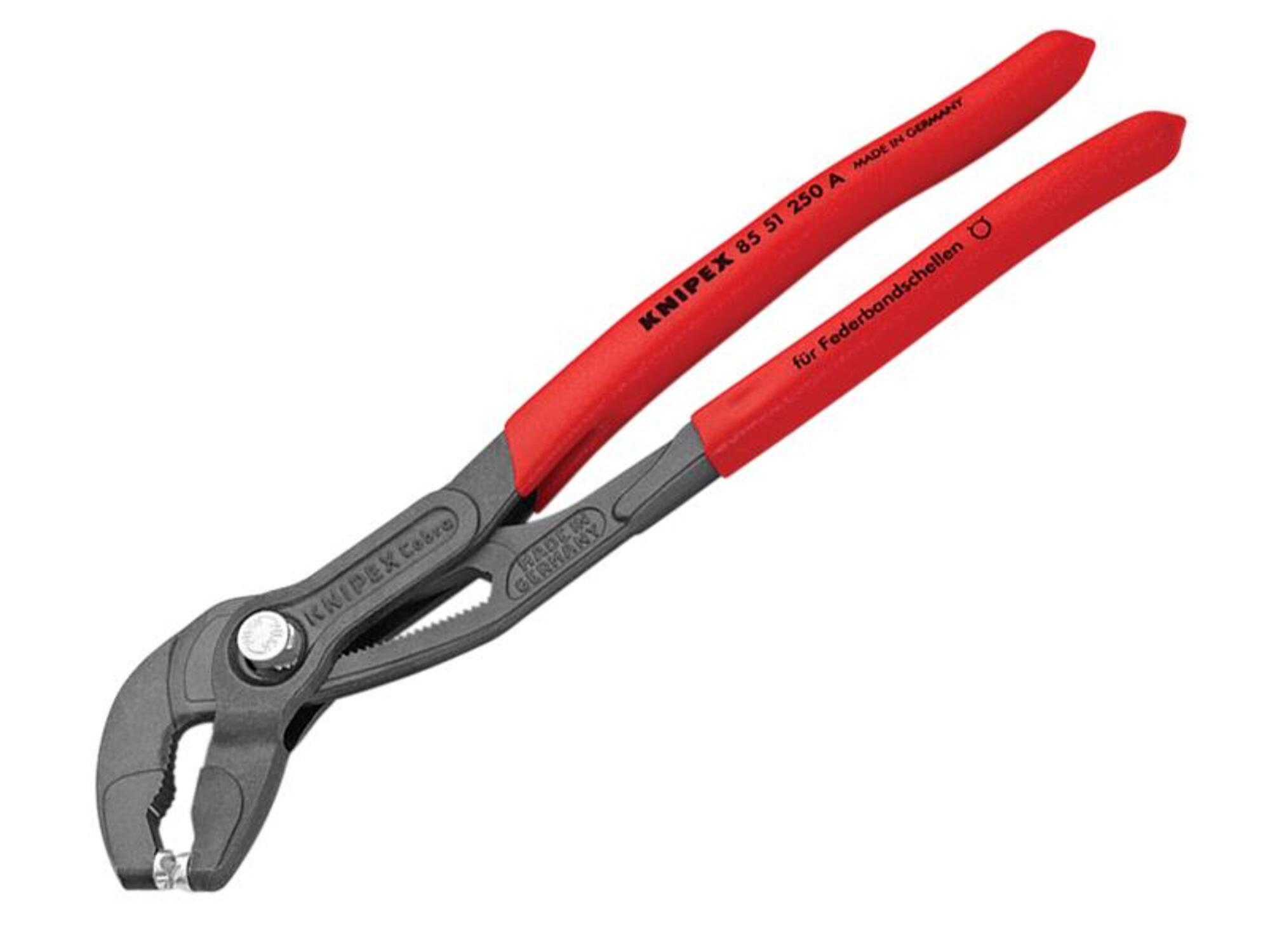 Knipex 85 51 250 A Sb Spring Hose Clamp Pliers With Quick-Set Adjustment 250Mm Capacity 70Mm - Image 2