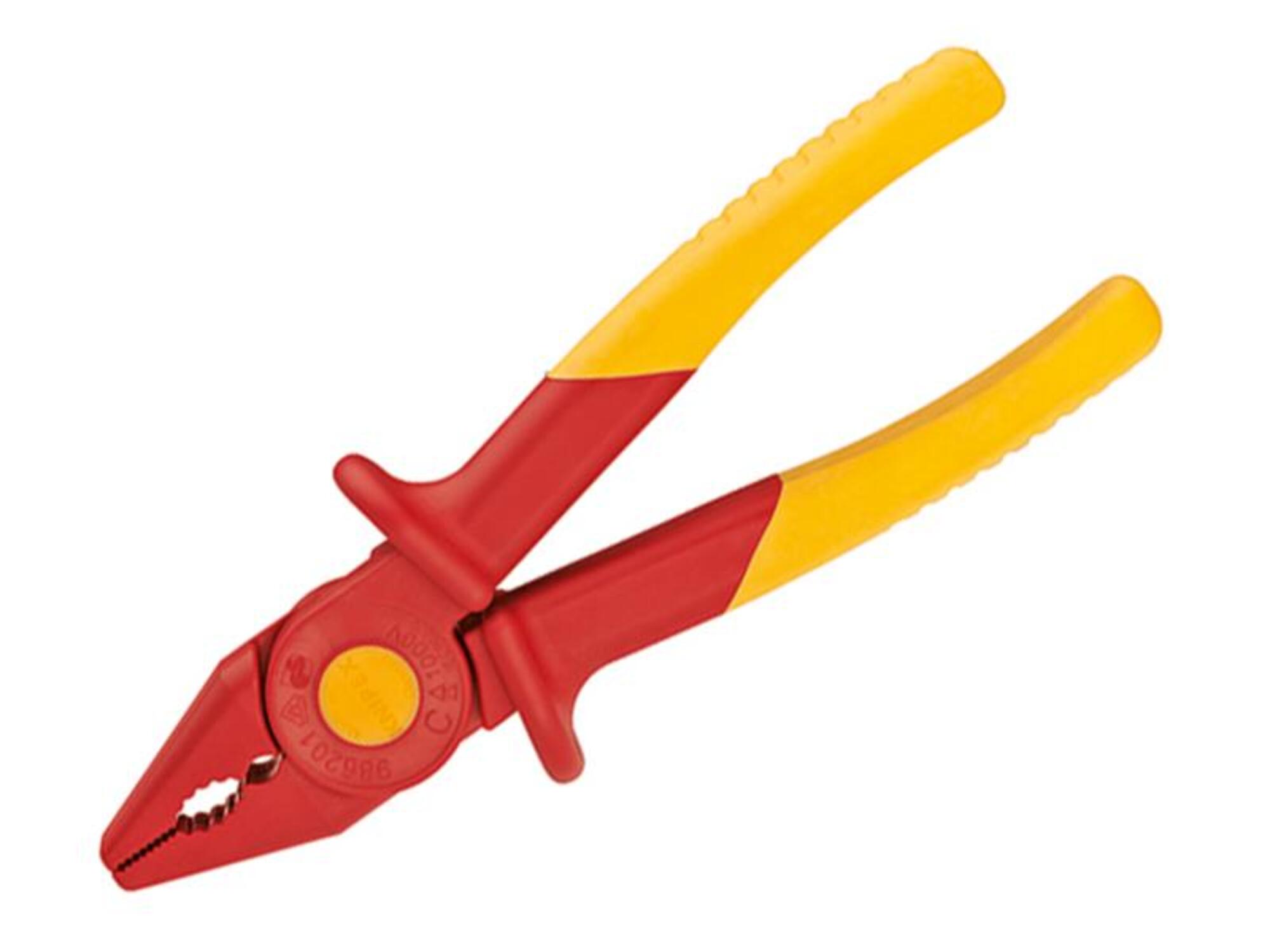 KNIPEX Plastic Flat Nose Pliers Insulating Plastic 180 mm, 98 62 01 | With Soft Plastic Zone for Better Grip - Image 7