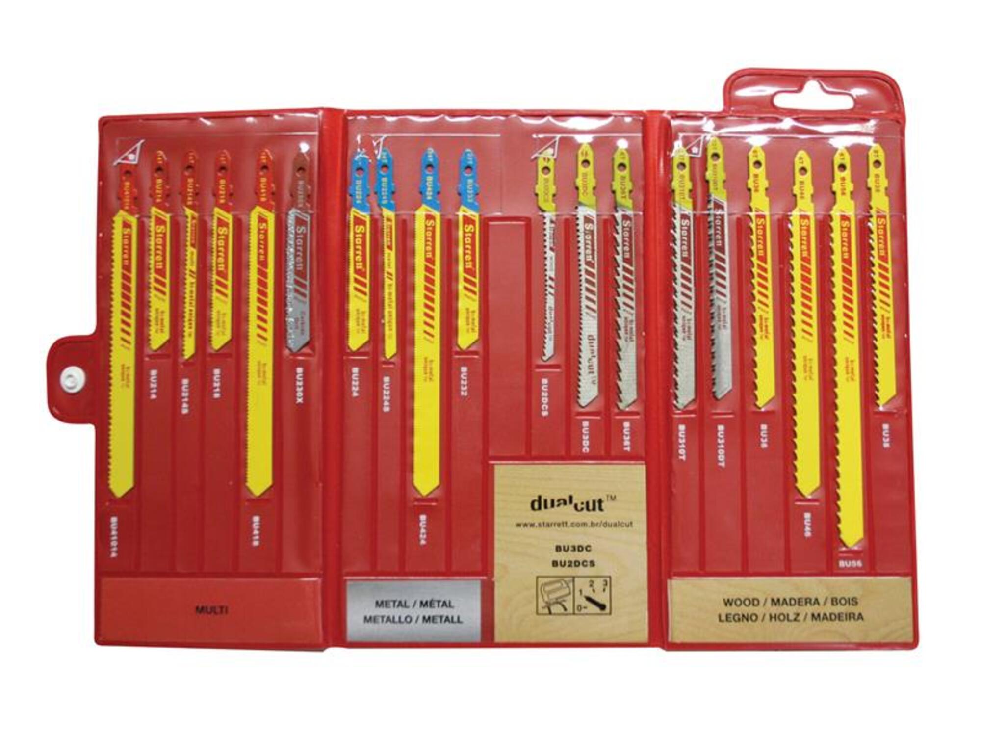 Starrett Bu4 Assortment Pack Of Hss Bi-Metal Unique Jig Saw Blades (19-Piece) - Image 2