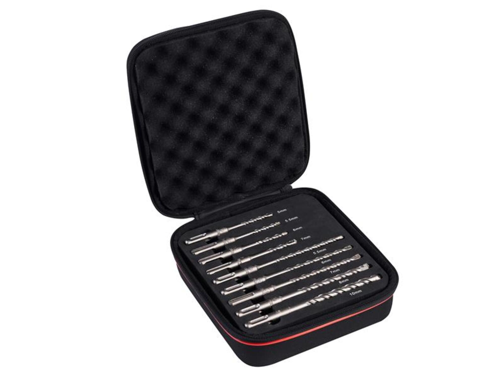 Starrett SDS Plus 2 Point Drill Bit Set, 9 Piece - Image 5