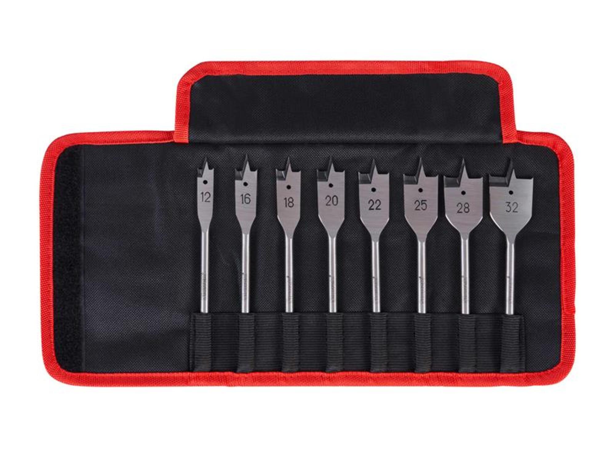 Starrett Flat Wood Drill Bit Set, 8 Piece STRKFWDK08 - Image 3