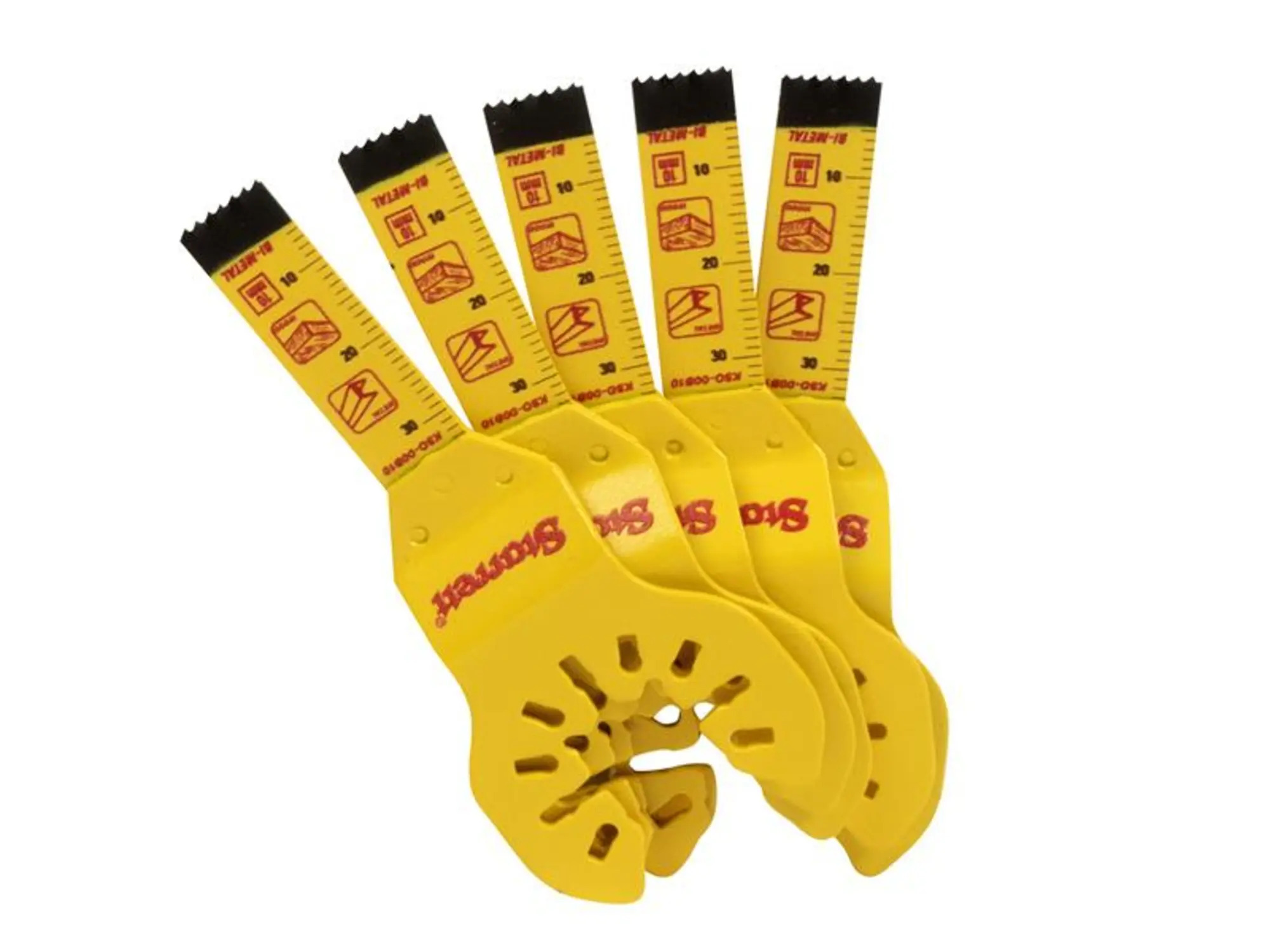Starrett Bi-Metal Oscillating Multi-Tool Plunge Cut Blade 10mm - Pack of 5 - Image 2