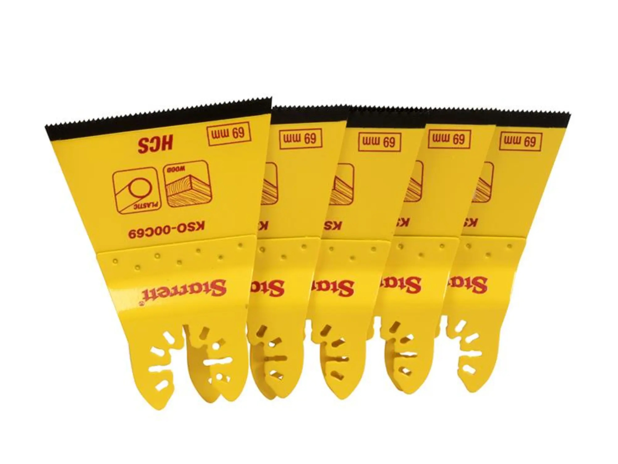 Starrett Carbon Steel Oscillating Multi-Tool Plunge Cut Blade 69mm - Pack of 5 - Image 2