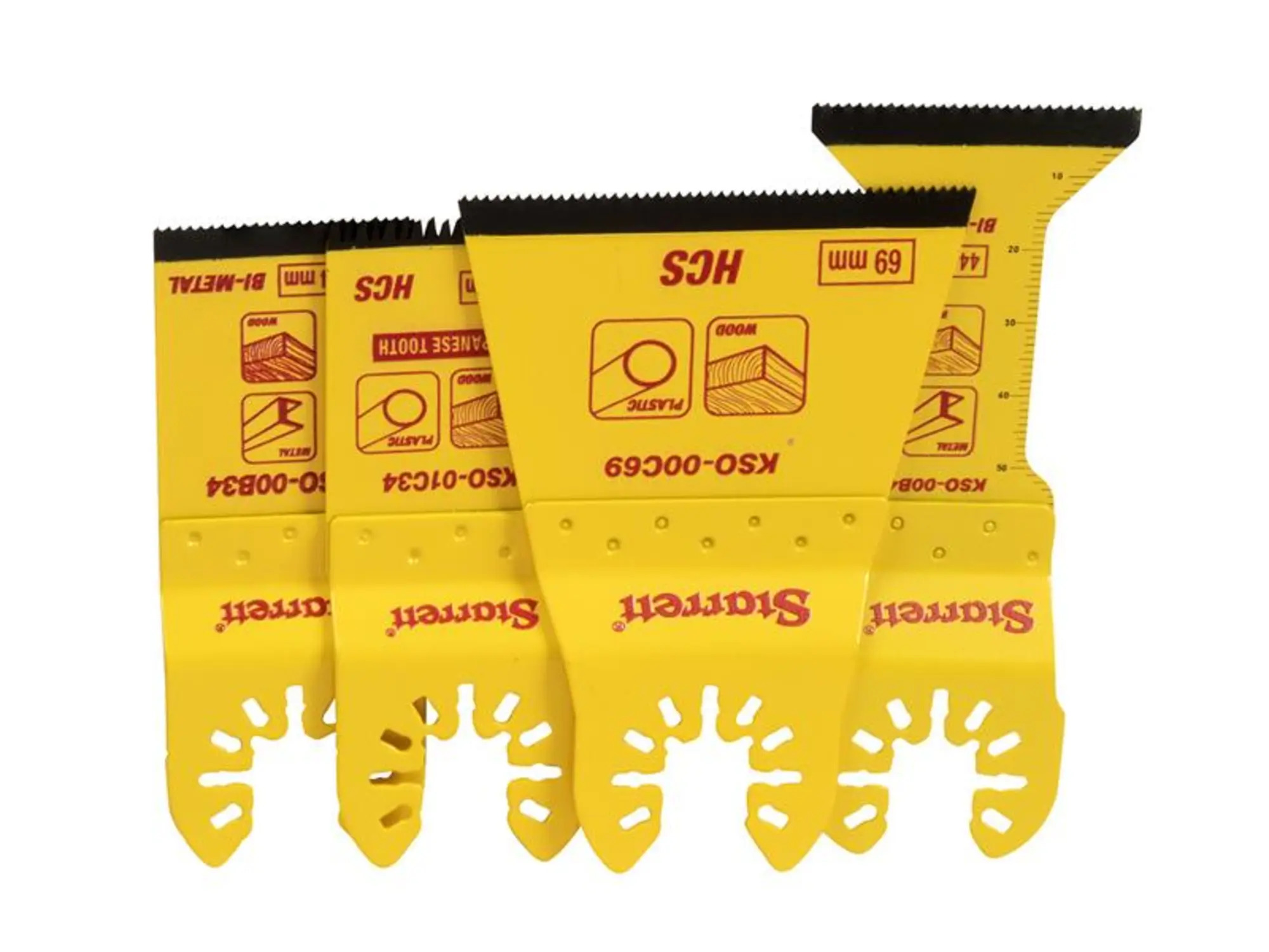 Starrett Kso-0400 Professional Oscillating Blade Set, 4 Piece - Image 2