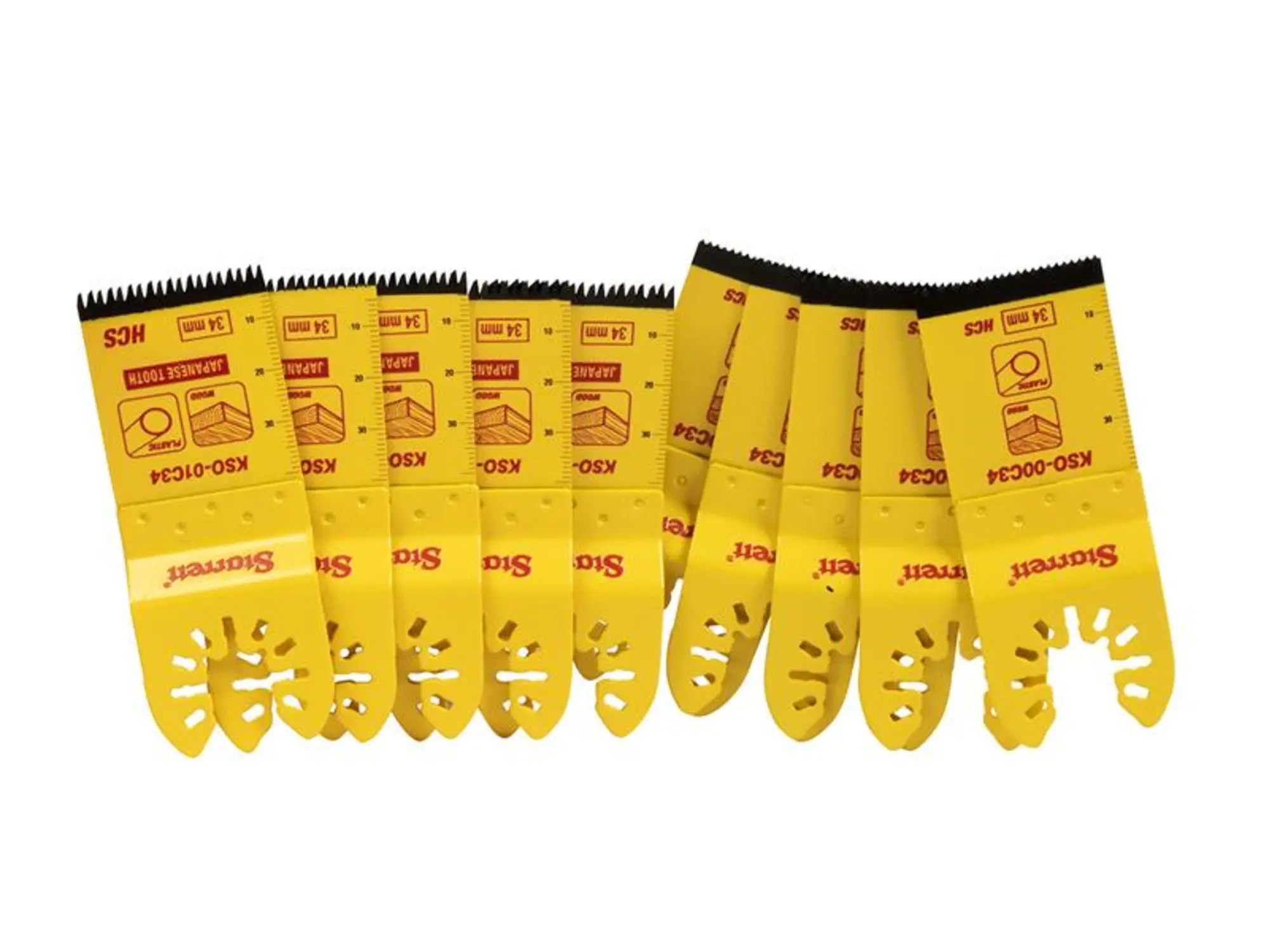 Starrett Kso-1000 Oscillating Blade Set, 10 Piece - Image 2