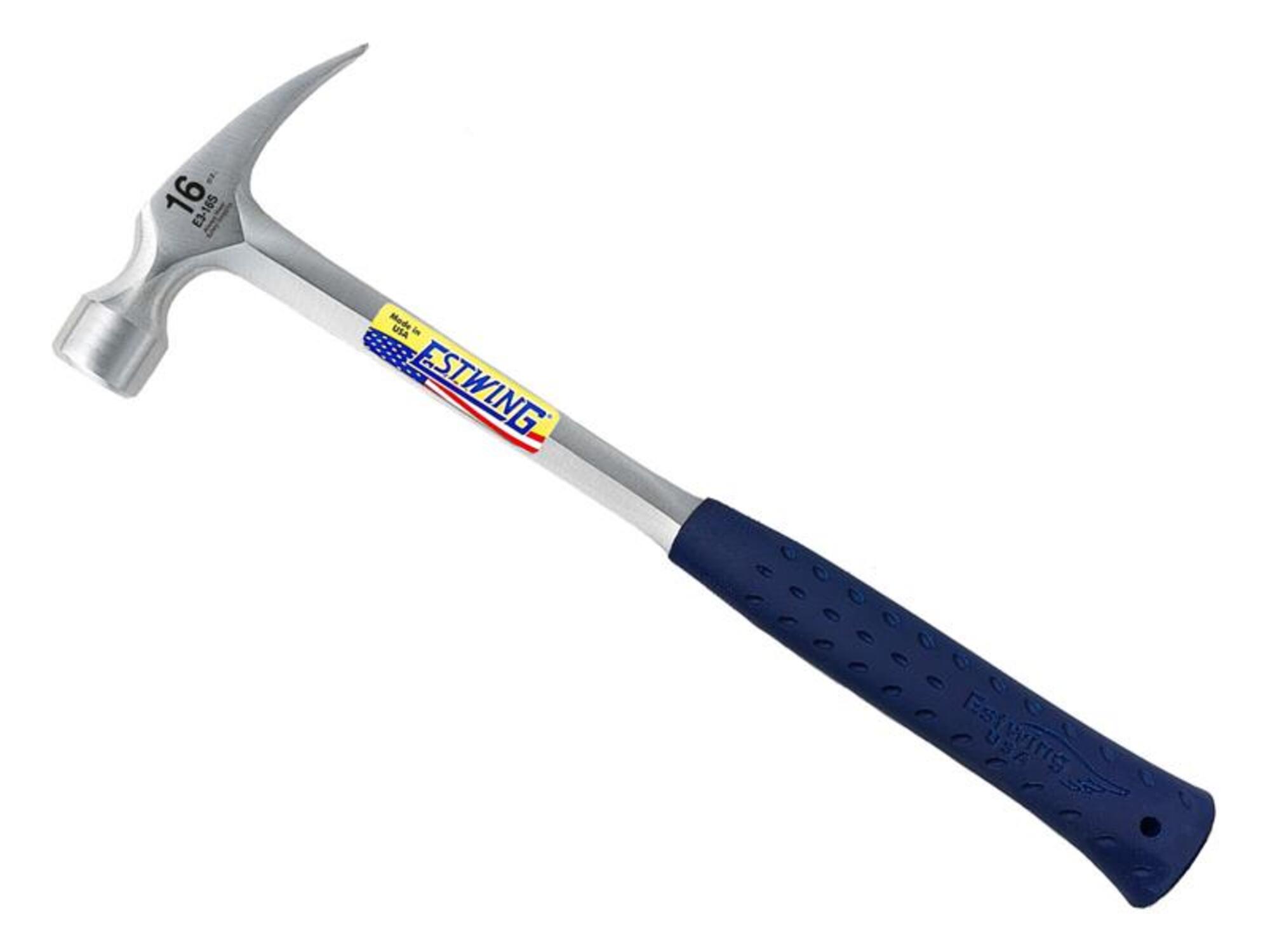 Estwing Straight Claw Hammer - Vinyl Grip 450g (16oz) - Image 4
