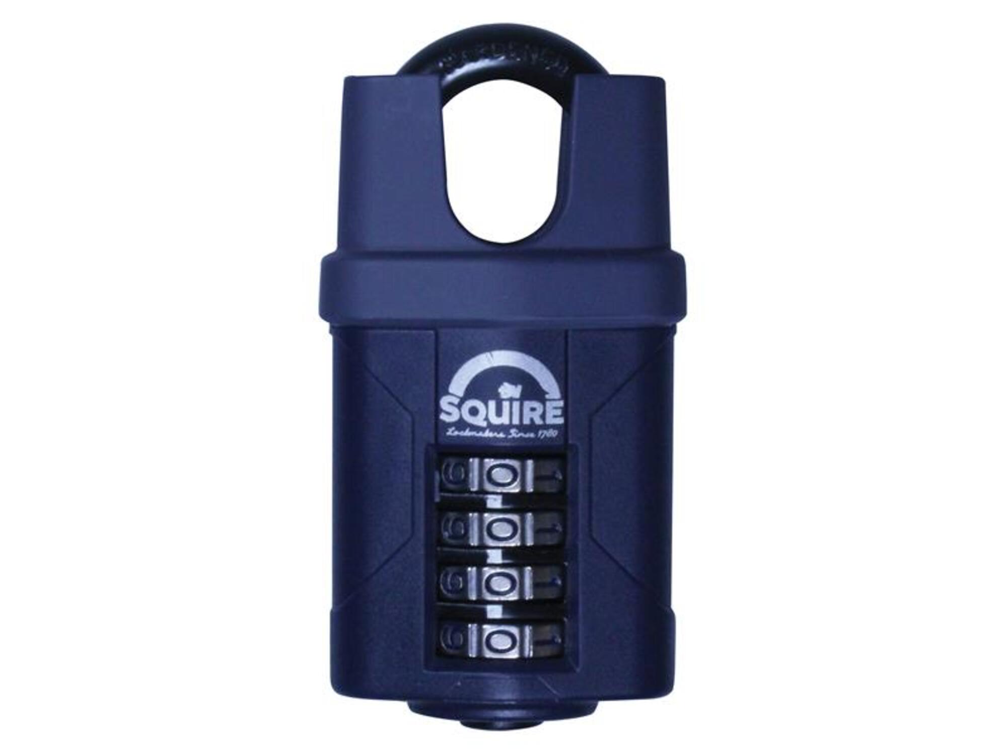 Squire Combi CP50CS Close Shackle 50mm Combination 4 Wheel All Weather Padlock - Image 15